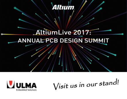 ULMA Embedded Solutions-ek AltiumLive 2017 ekitaldira gonbidatzen zaitu